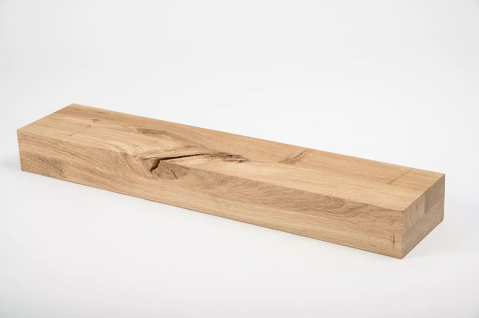 Glulam oak beam Rustic 80x160 mm untreated, square timber, solid wood