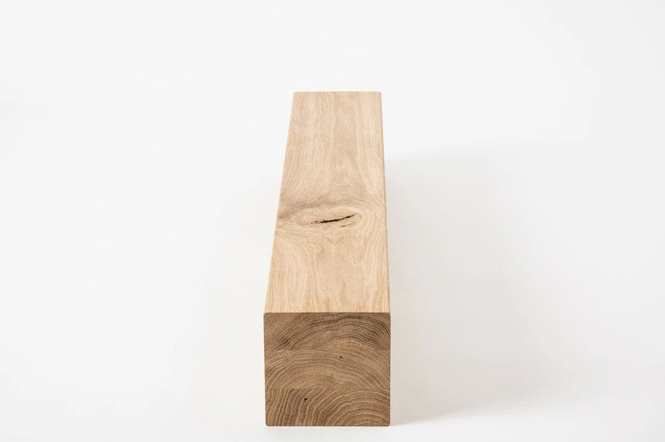 Glulam oak beam Rustic 120x120 mm untreated, square timber, solid wood
