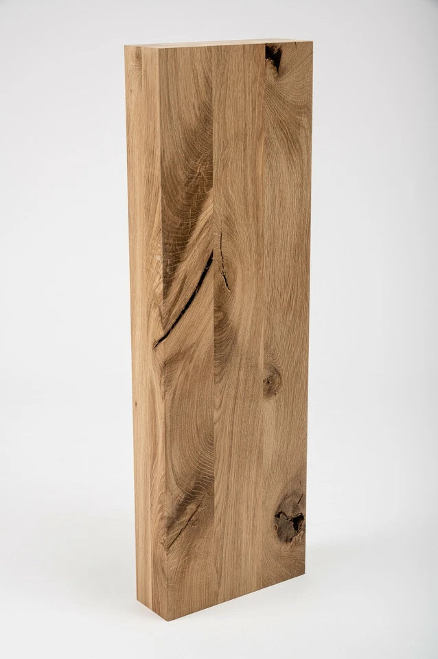 Glulam oak beam Rustic 80x240 mm untreated, square timber, solid wood