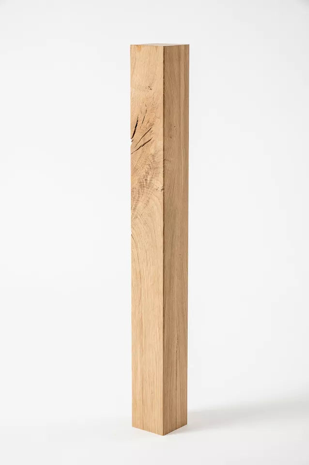 Glulam oak beam Rustic 80x80 mm untreated, square timber, solid wood