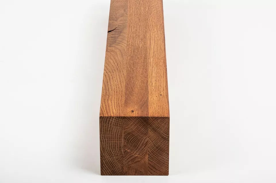 Glulam oak beam Rustic 160x160 mm cherry oil, square timber, solid wood
