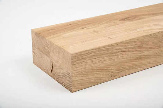 Glulam oak beam Rustic 80x160 mm untreated, square timber, solid wood