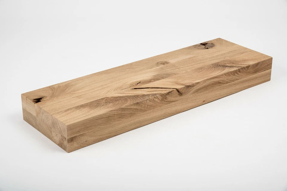 Glulam oak beam Rustic 80x240 mm untreated, square timber, solid wood