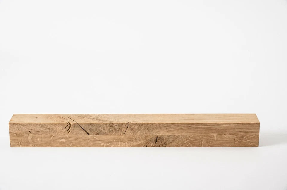 Glulam oak beam Rustic 80x80 mm untreated, square timber, solid wood