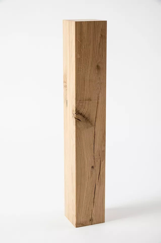 Glulam oak beam Rustic 120x120 mm untreated, square timber, solid wood