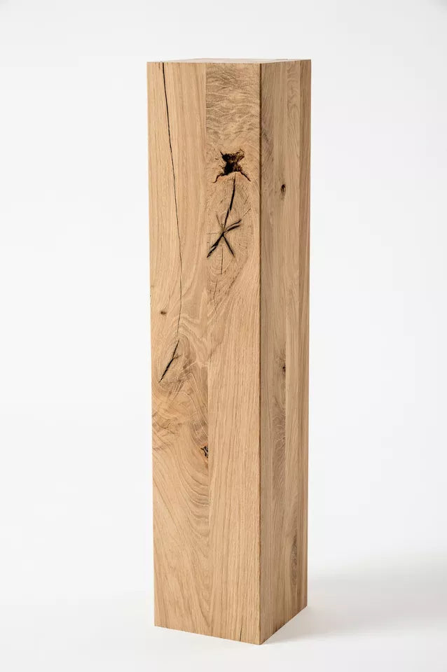 Glulam oak beam Rustic 160x160 mm untreated, square timber, solid wood