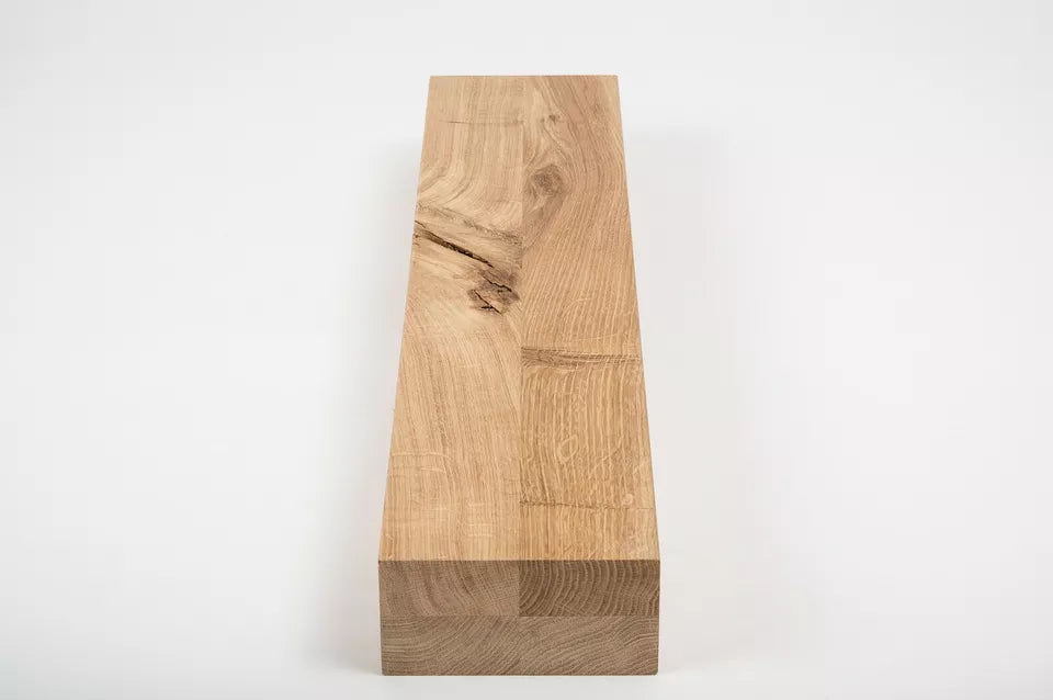 Glulam oak beam Rustic 80x160 mm untreated, square timber, solid wood