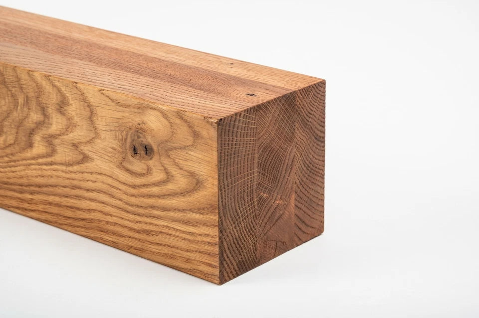 Glulam oak beam Rustic 160x160 mm cherry oil, square timber, solid wood