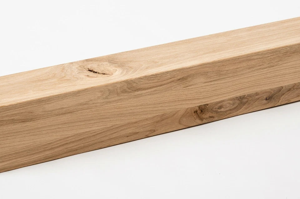 Glulam oak beam Rustic 120x120 mm untreated, square timber, solid wood