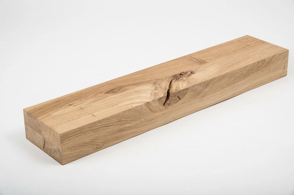 Glulam oak beam Rustic 80x160 mm untreated, square timber, solid wood