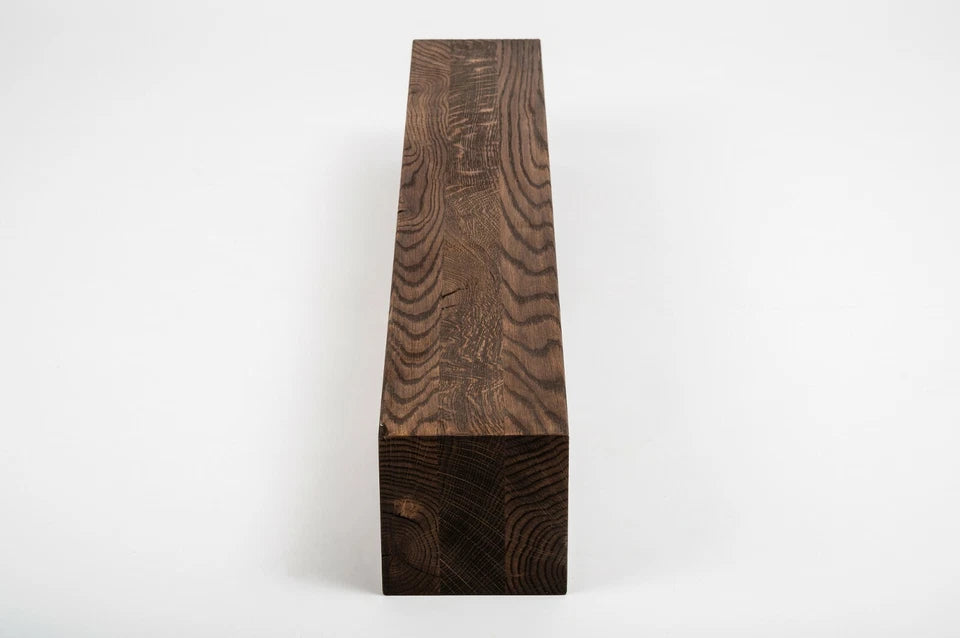 Glulam oak beam Rustic 80x80 mm walnut oil, square timber, solid wood