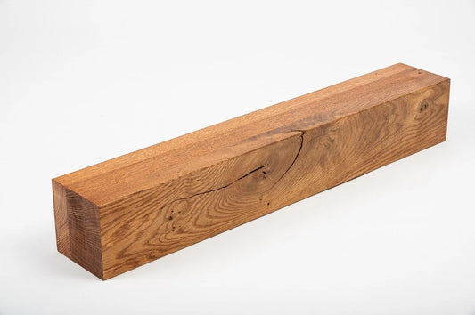 Brettschichtholz Eichenbalken Rustikal 80x80 mm Kirschöl, quadratisches Holz, Massivholz