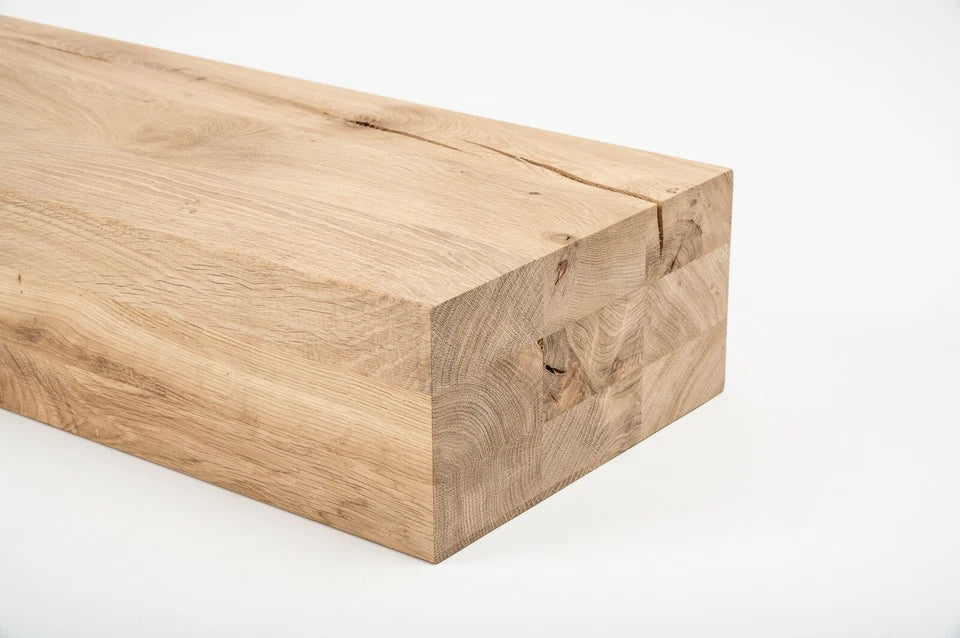 Glulam oak beam Rustic 120x240 mm untreated, square timber, solid wood