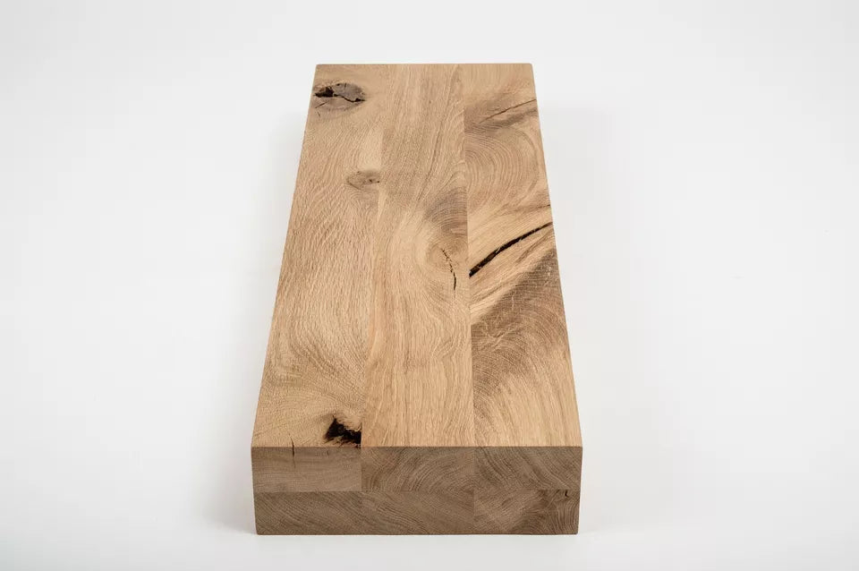 Glulam oak beam Rustic 80x240 mm untreated, square timber, solid wood