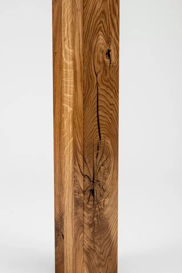 Glulam oak beam Rustic 120x120 mm natural oil, square timber, solid wood