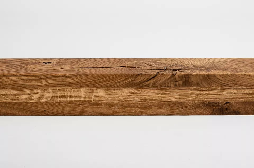 Glulam oak beam Rustic 80x80 mm natural oil, square timber, solid wood