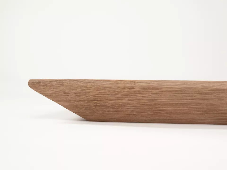 Rectangular Worktop Oak Rustic, full stave lamellas, 52 mm, 3-layer, Unfinished